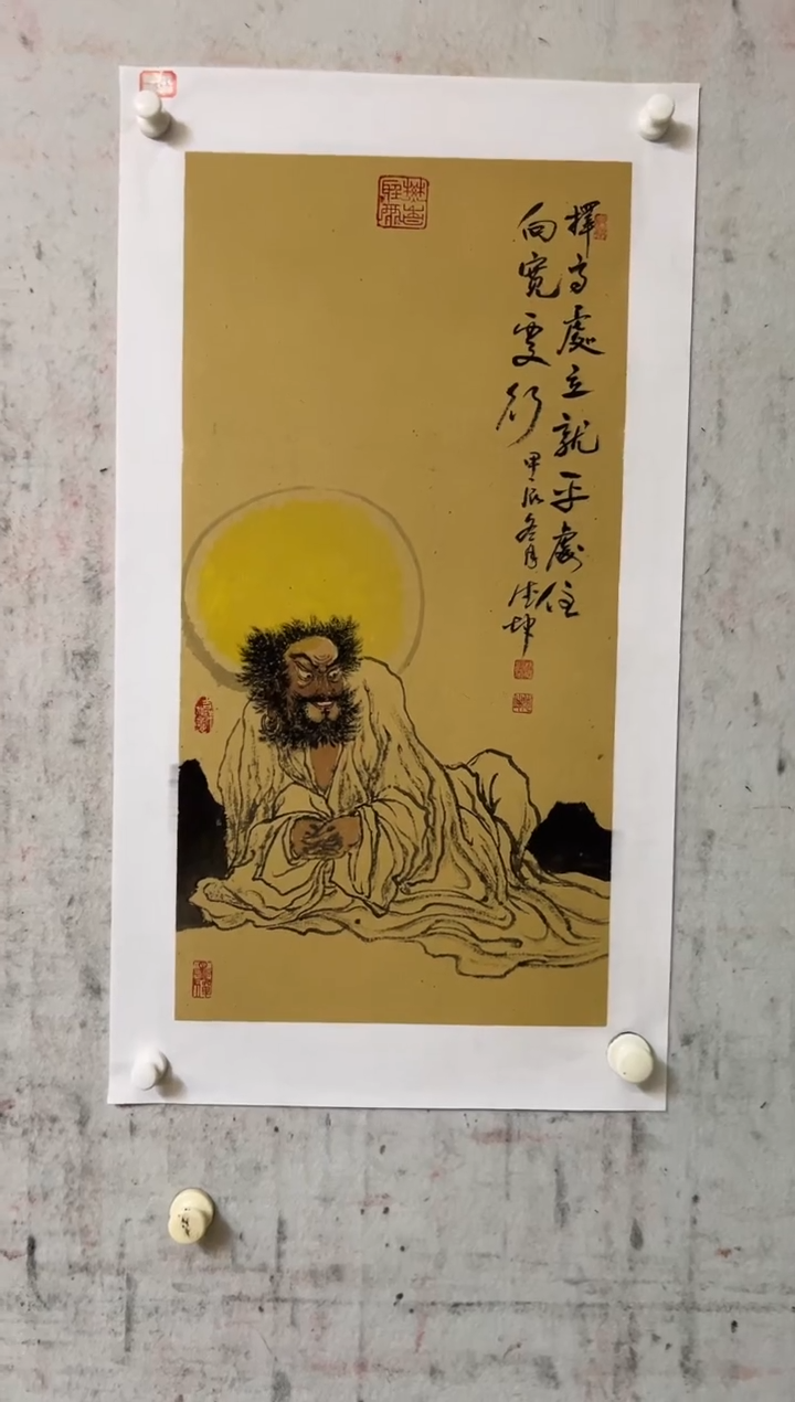 【闪购商品】国画54号林德坤老师绘画