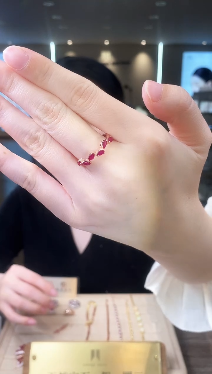 【闪购商品】红宝石戒指银S925镶嵌04