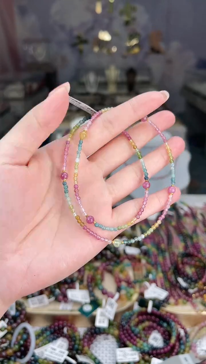 【闪购商品】碧玺/未镶嵌J碧玺项链多样性发货