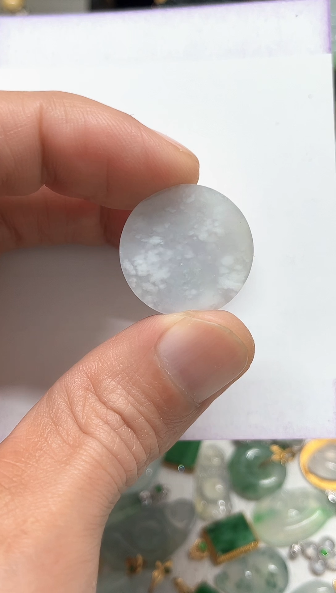 【闪购商品】翡翠颈饰未镶嵌天然缅甸A货翡翠吊坠