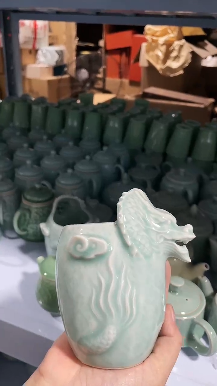 【闪购商品】特价 微瑕 慧仙青瓷