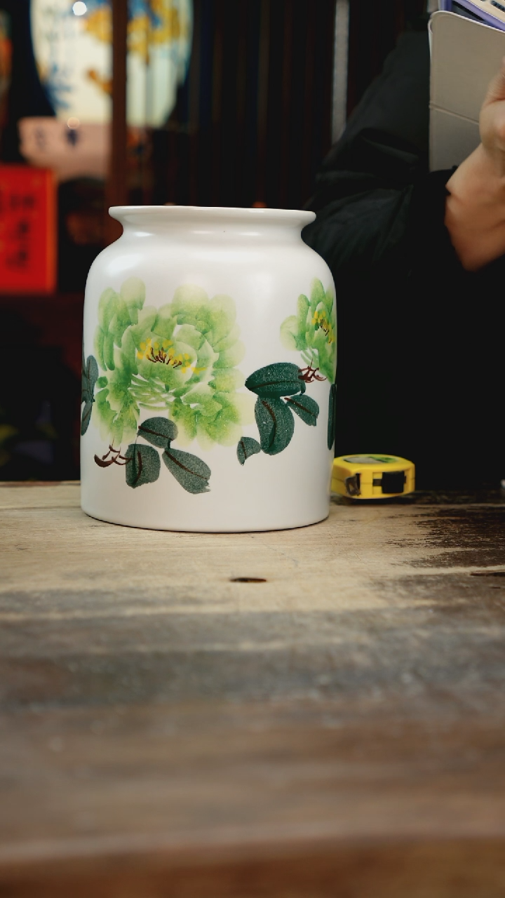 【闪购商品】瓷片景德镇纯手工釉下彩精品花瓶