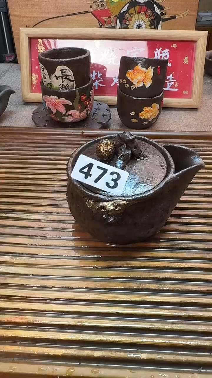 手工粗陶茶具每只不一样