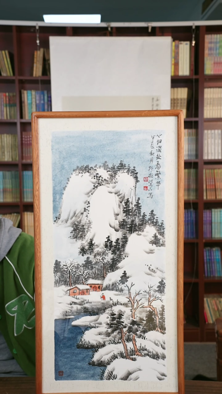 【闪购商品】国画柴老师 山水 66*33 hk