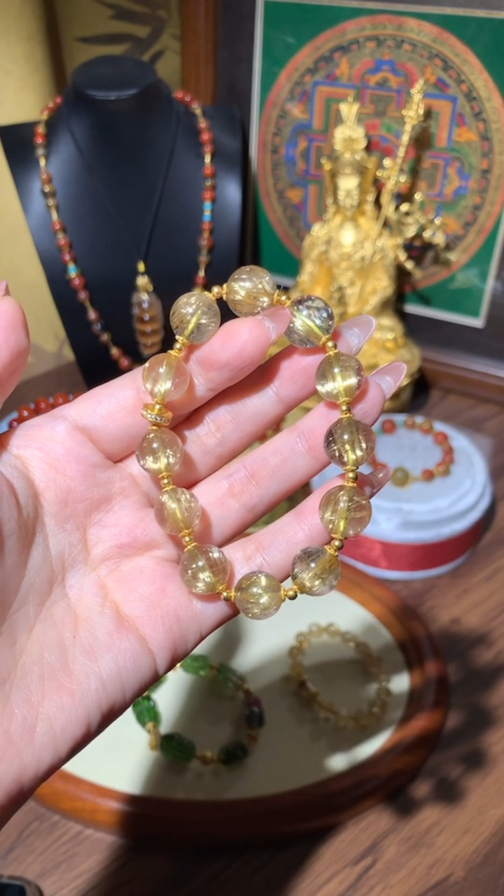 【闪购商品】水晶手串未镶嵌手串18K 