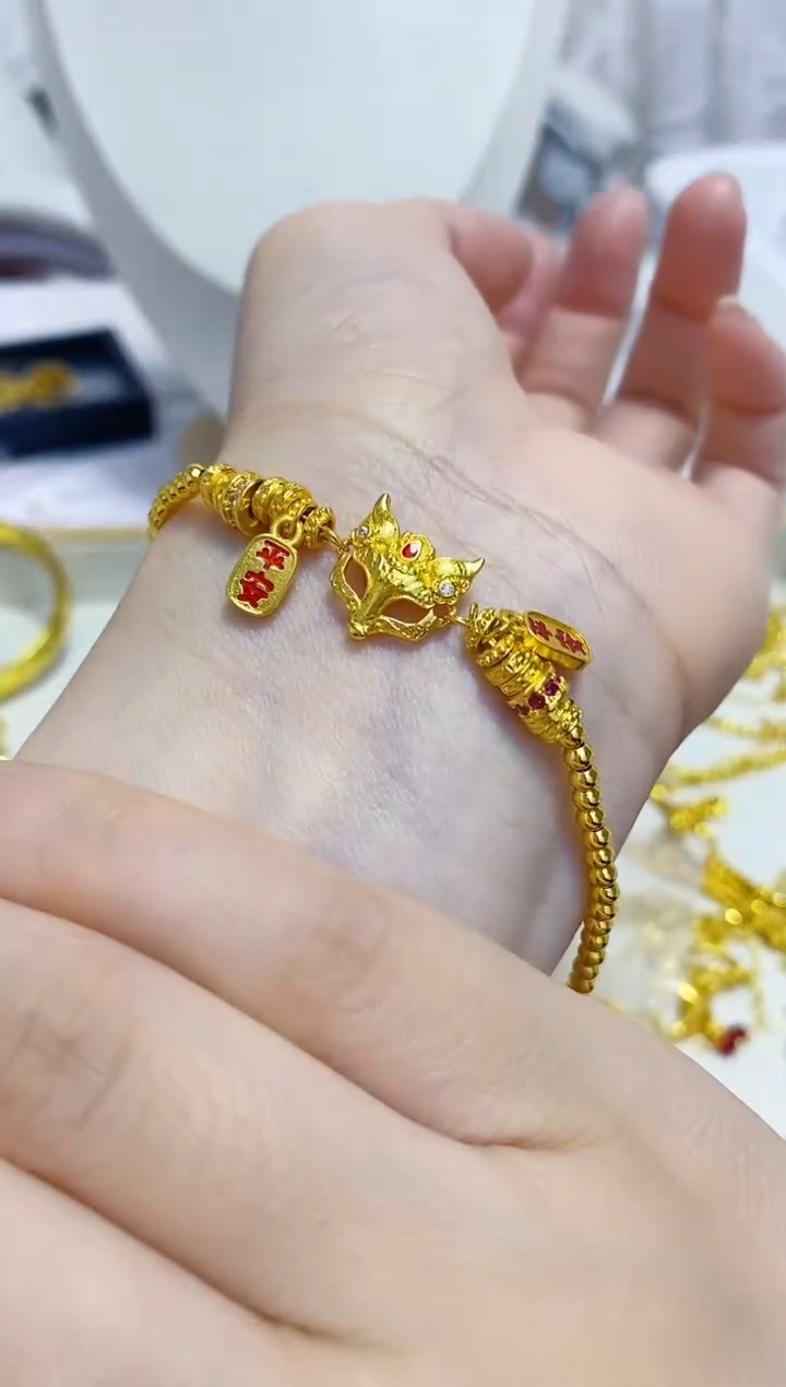 合金无045狐狸手链