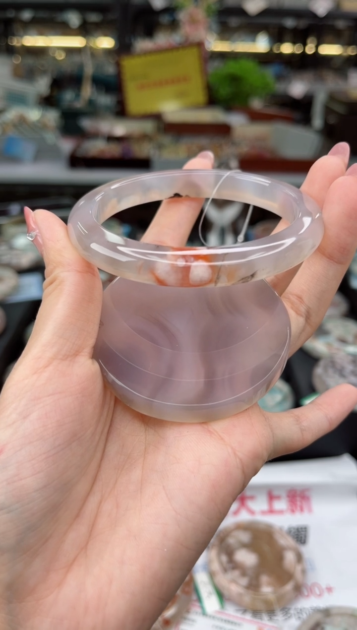 【闪购商品】石英质玉手镯未镶嵌61圈口（赠品镯心）6455066