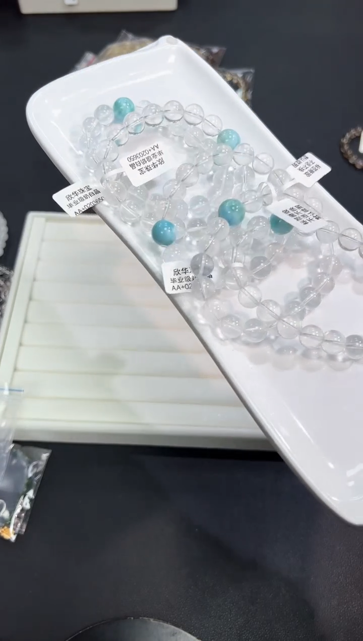 【闪购商品】水晶手串未镶嵌43f多样性发其一/1条默认微瑕