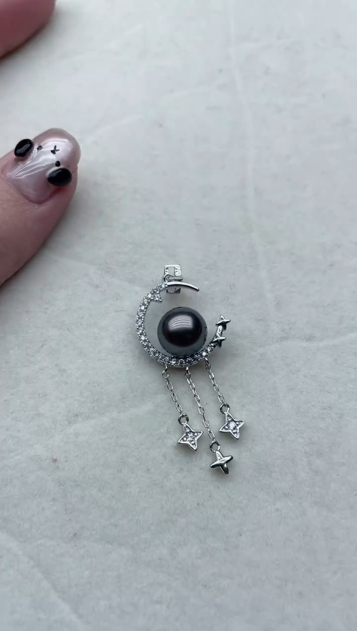 【闪购商品】海水珍珠吊坠银S925镶嵌132