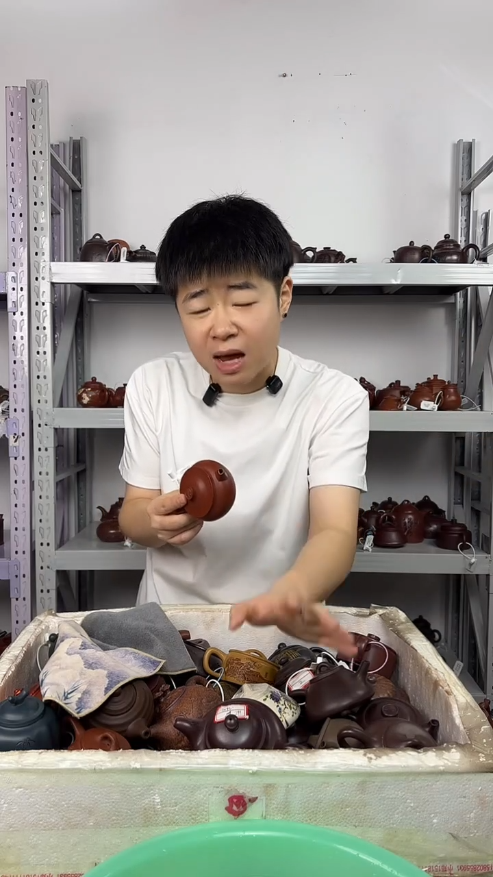 茶壶紫砂红皮龙宜兴太极巨轮紫砂壶（2）