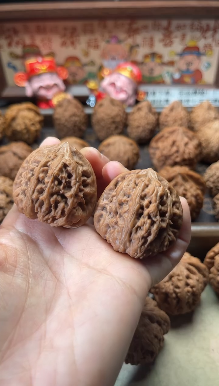 把件文玩核桃饭**?平谷凹底39