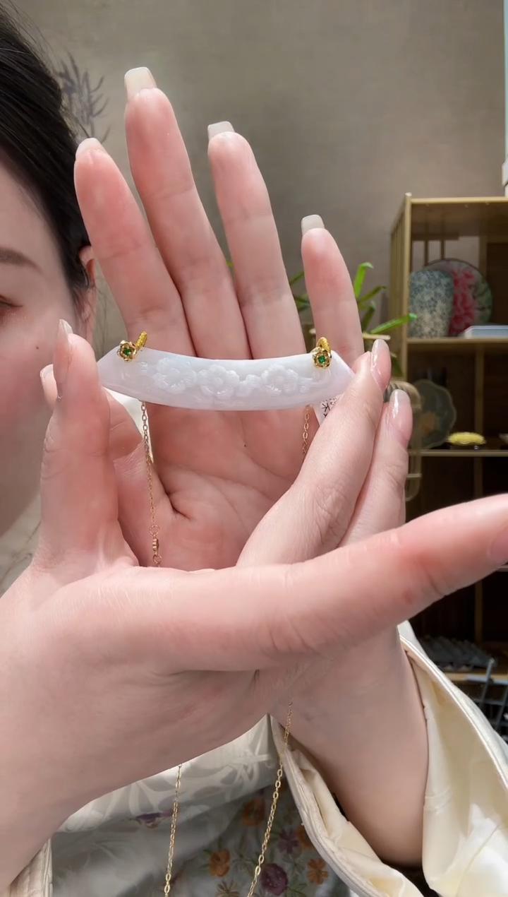 【闪购商品】翡翠耳饰未镶嵌吊坠