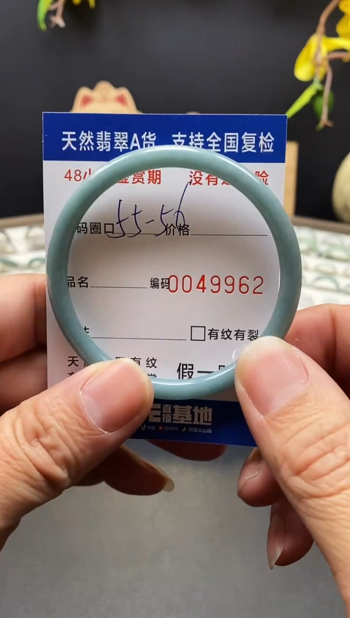 未镶嵌手镯翡翠9962
