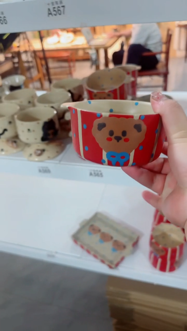 小熊碗【十里高温釉下彩陶瓷】