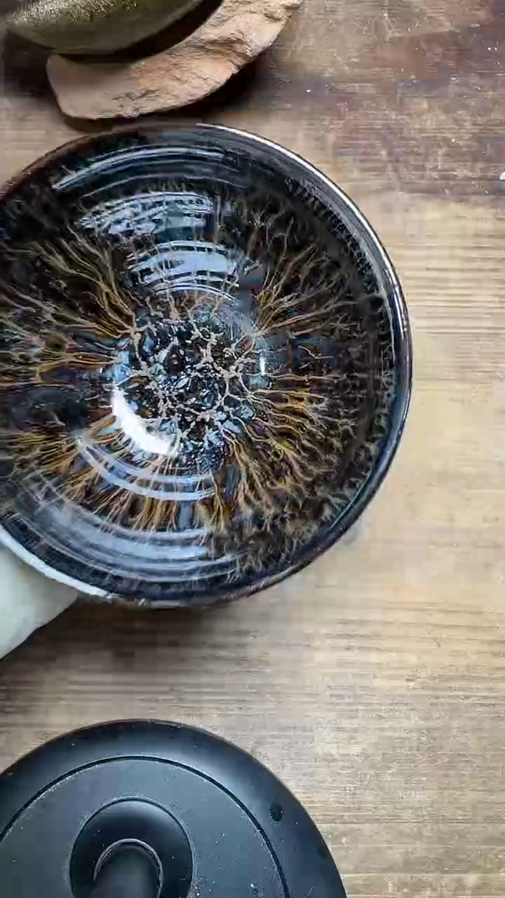 【闪购商品】茶盏名家暨培旺建盏（带证书礼盒）33