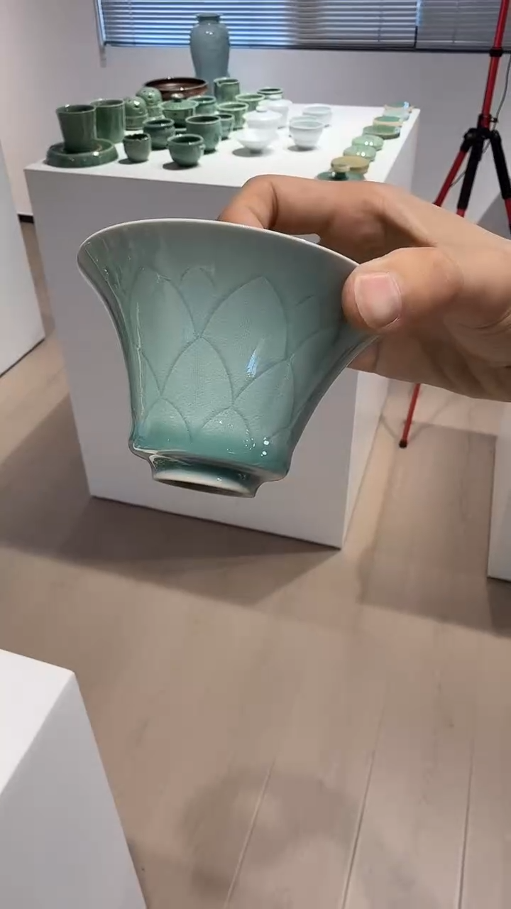 青瓷手工茶器包邮