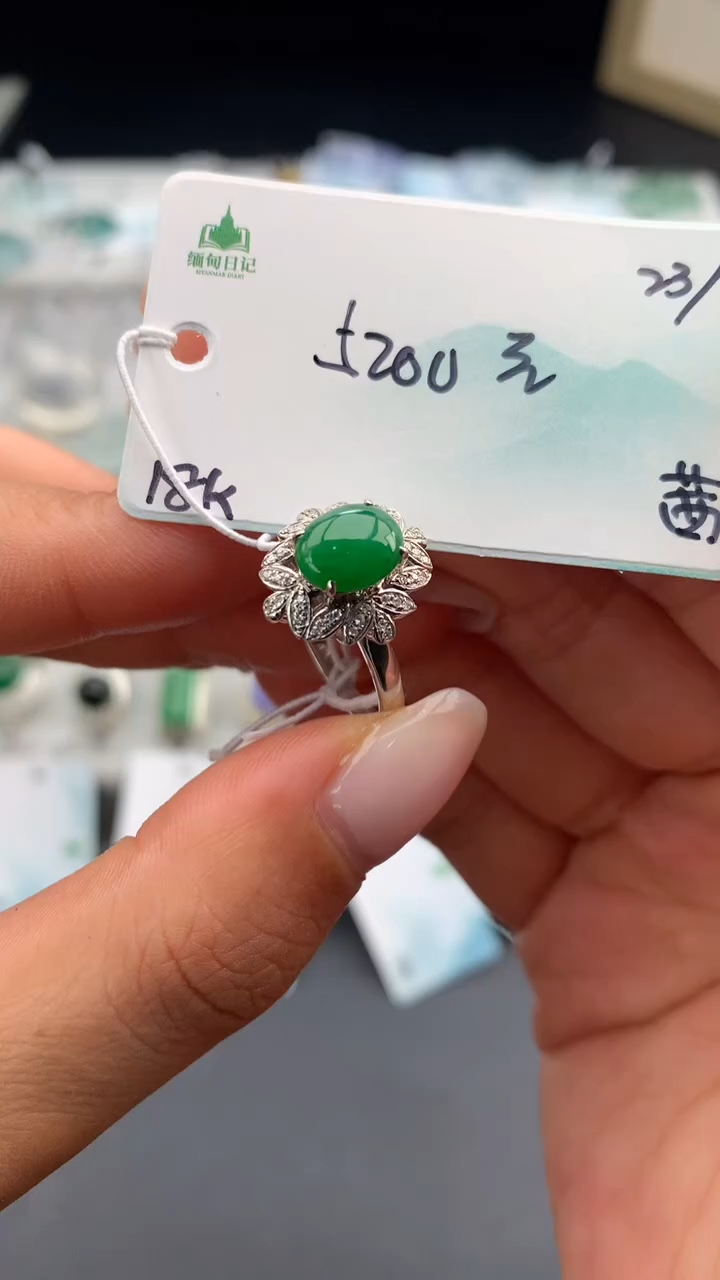 【闪购商品】翡翠戒指未镶嵌下单联系客服核对地址哦