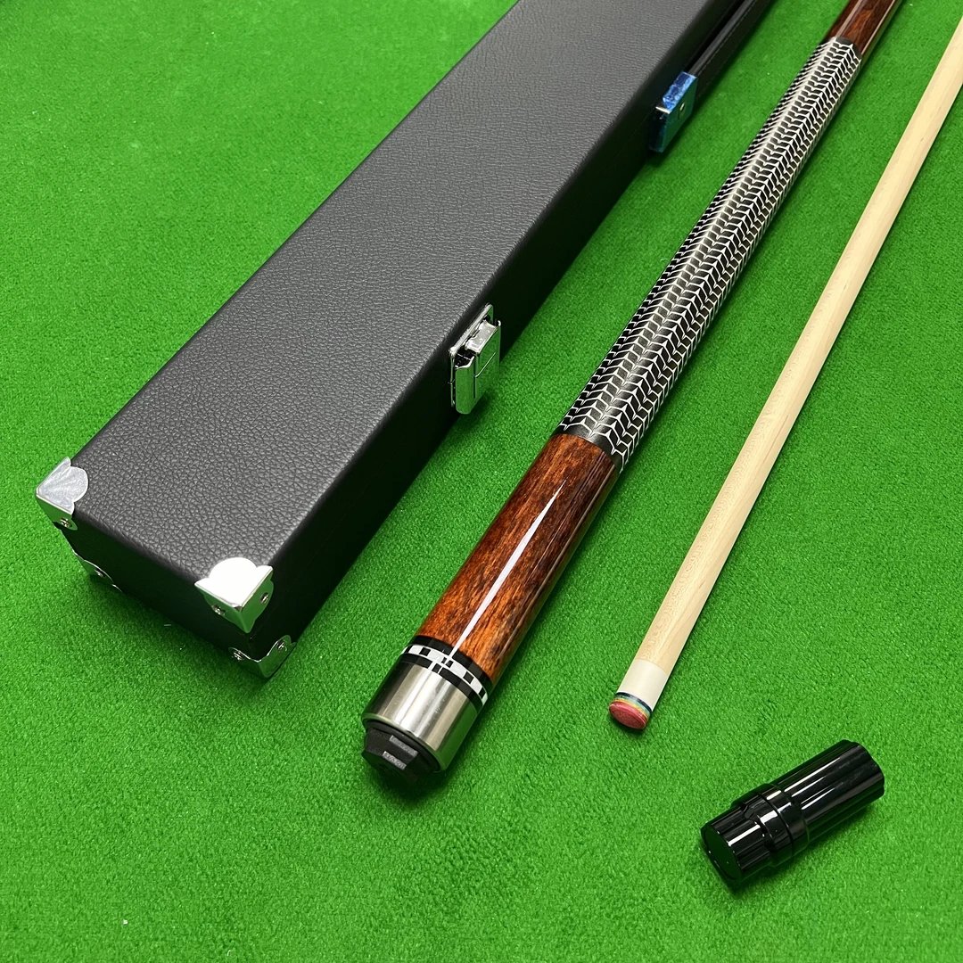 尼古龙台球杆新手入门大头12.5MM枫木中式黑八1/2分体美式九球