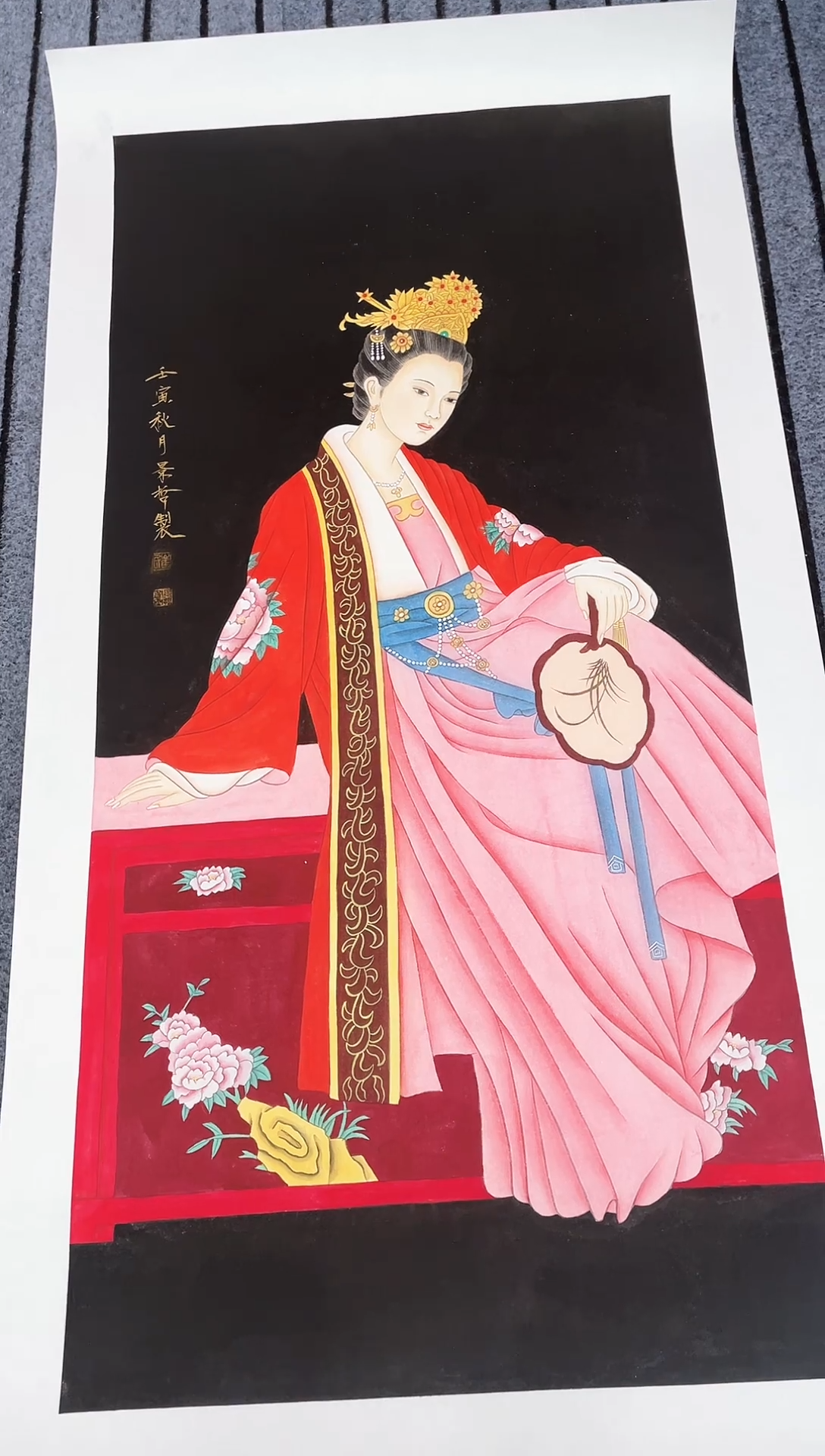 精品国画人物作品