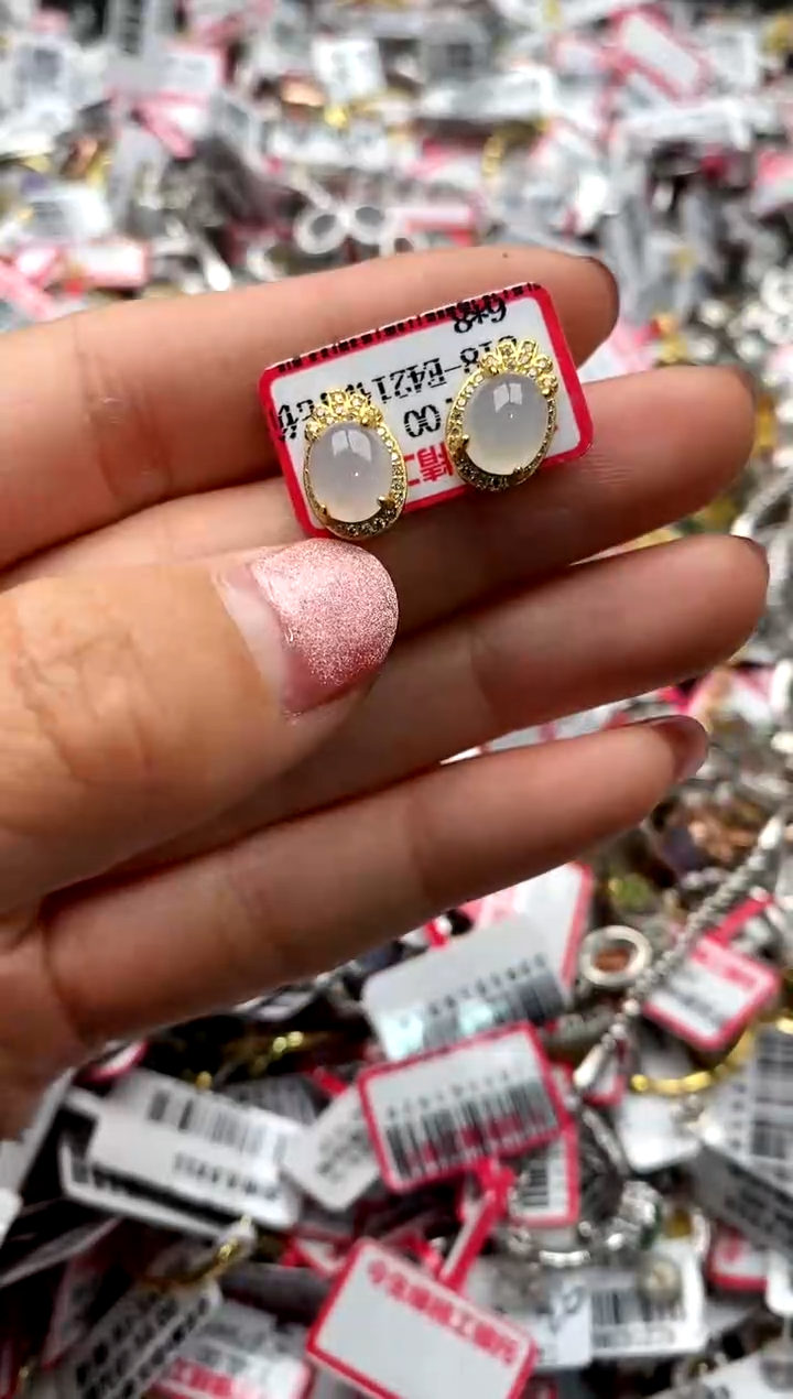 【闪购商品】翡翠戒指银S925镶嵌333333333    1