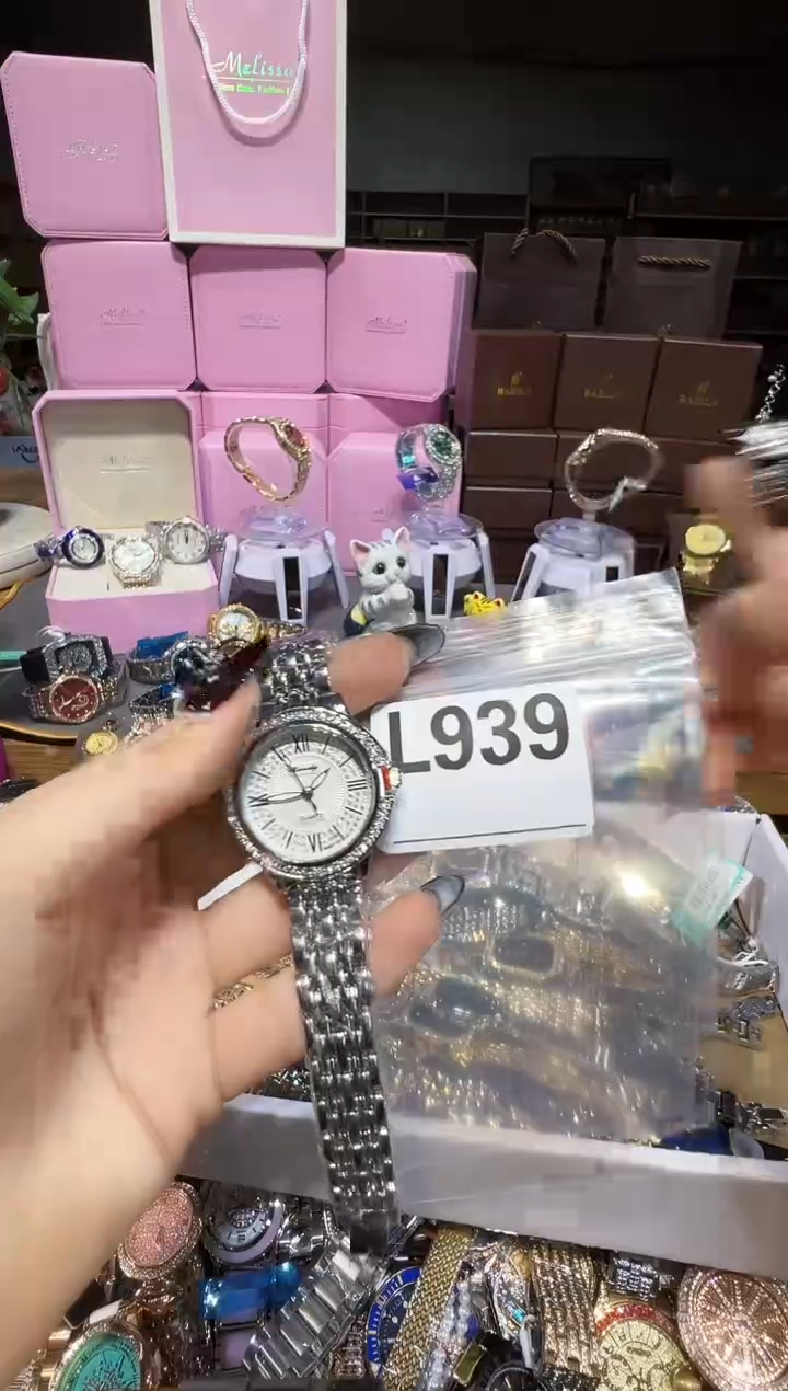 石英机芯不锈钢不锈钢直播定闪专用