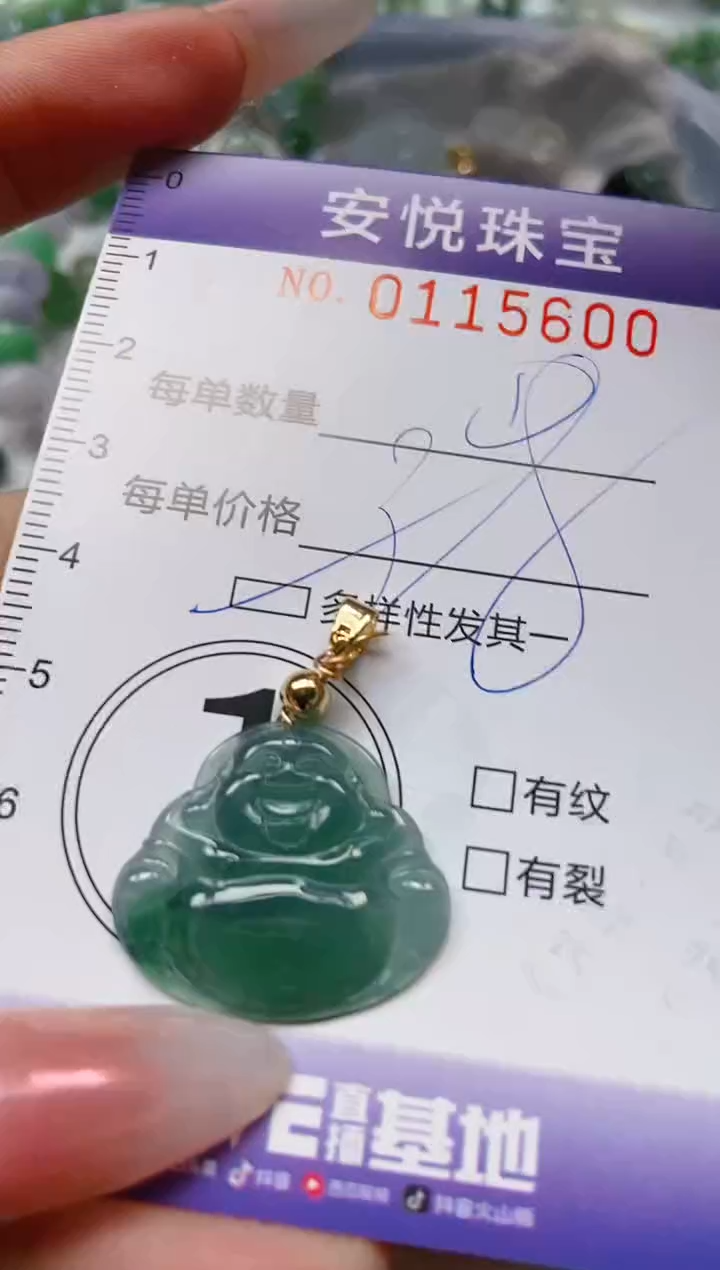 【闪购商品】翡翠颈饰未镶嵌闪购0115600多样性发其一
