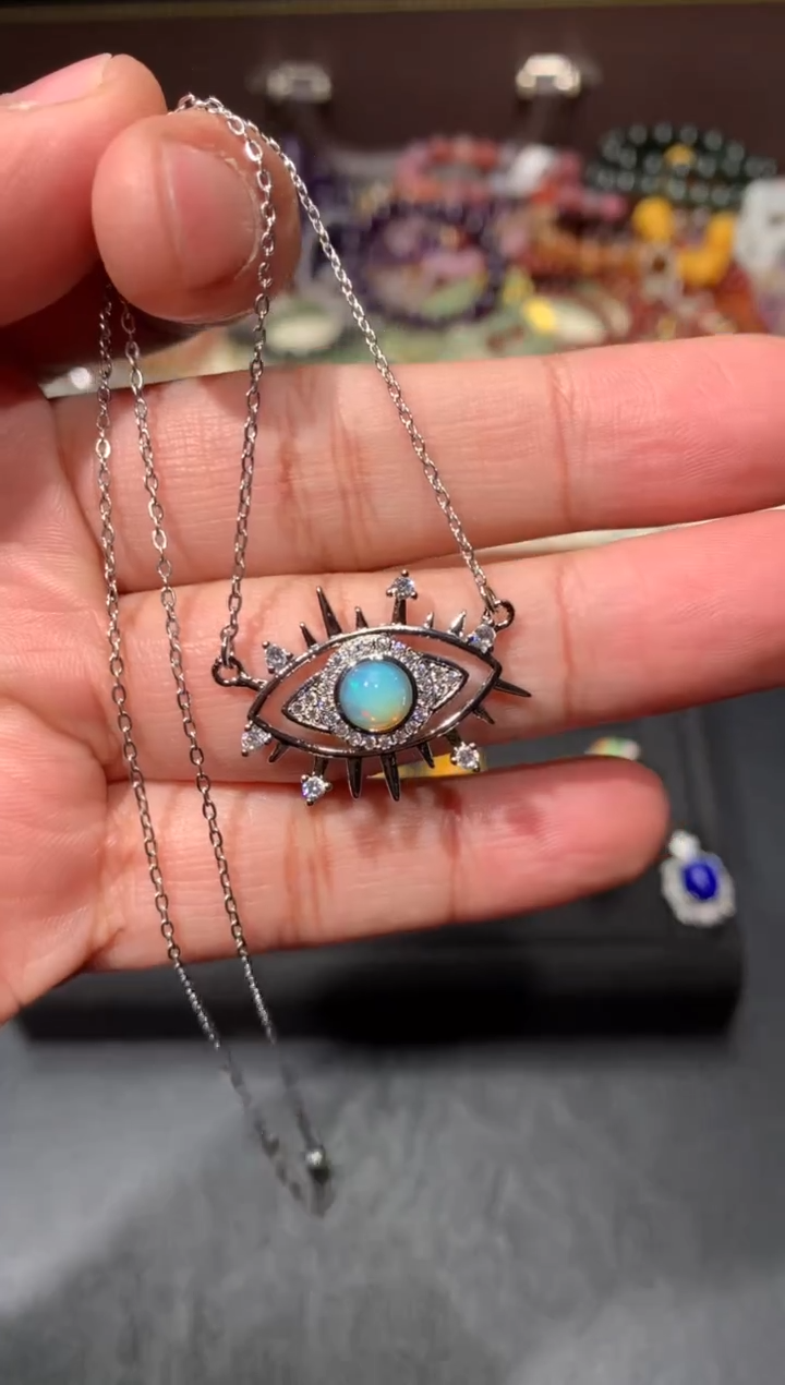 未镶嵌欧泊颈饰G13【多样性发其一】