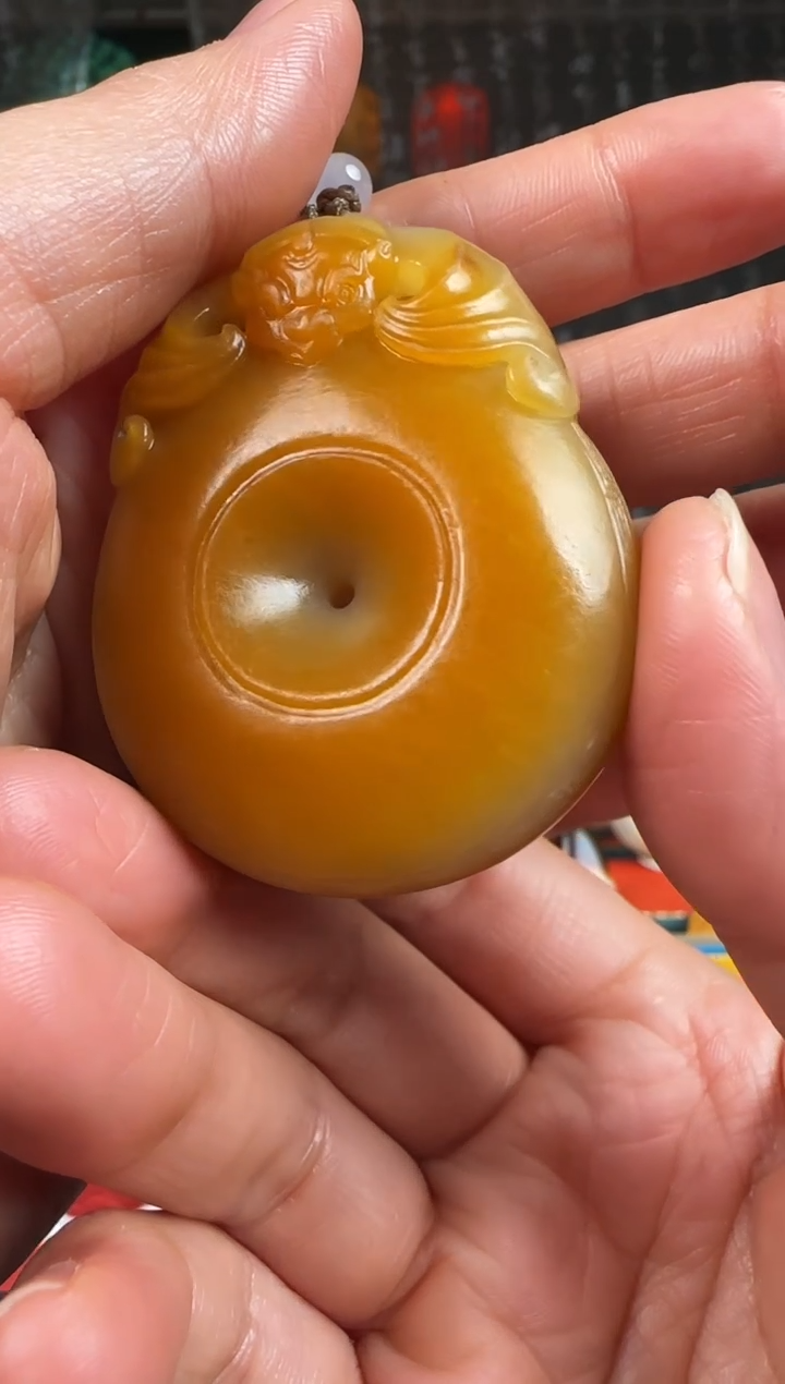 未镶嵌和田玉挂件奇*平安扣·