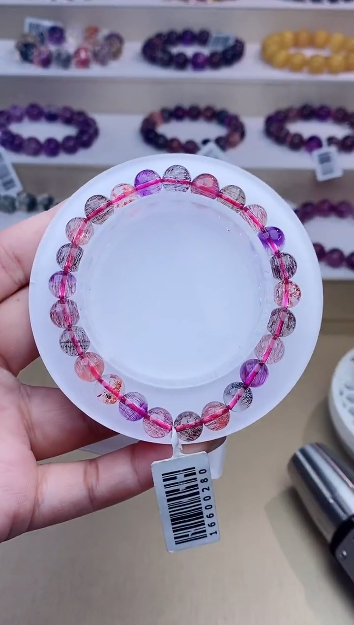 未镶嵌手链水晶仙女超七7m+