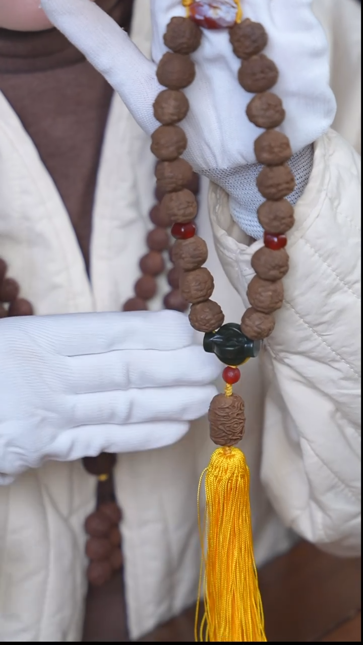 【闪购商品】泥塑生命之光 龙九子手持18子1.5 福利款