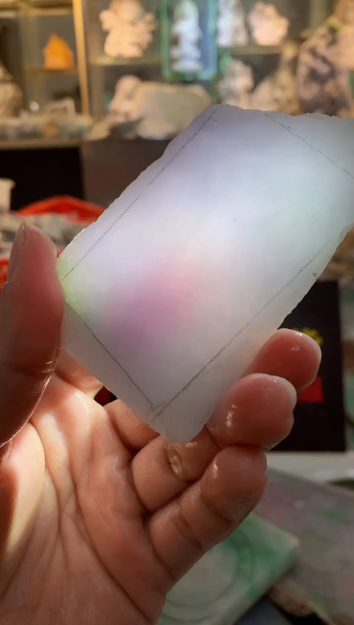 翡翠裸石0朗0翡翠珠宝776