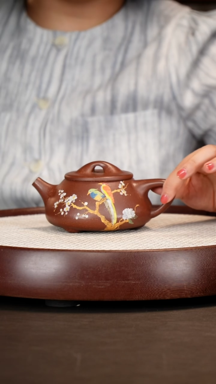 茶壶紫砂【储立强】降坡景舟石瓢   360CC