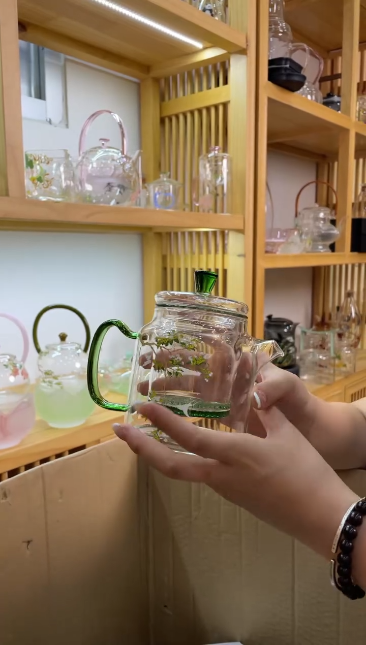 遇器梨花白燕神奇壶绿把