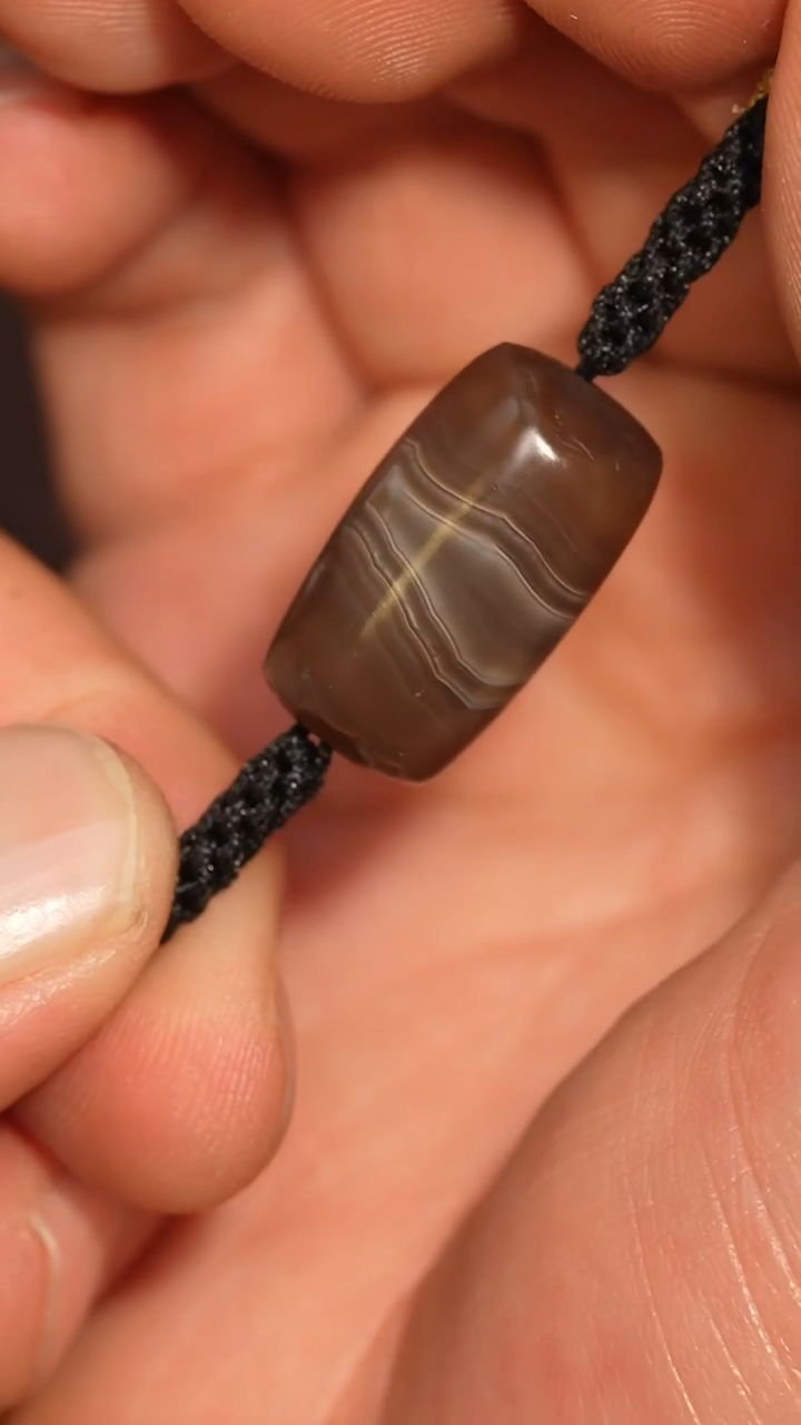 未镶嵌颈饰玛瑙/玉髓冲赛康胡子哥，DIY一141