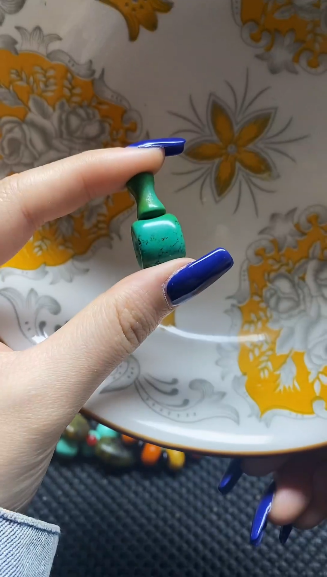 瓷片瓷片 瓷器 摆件1个