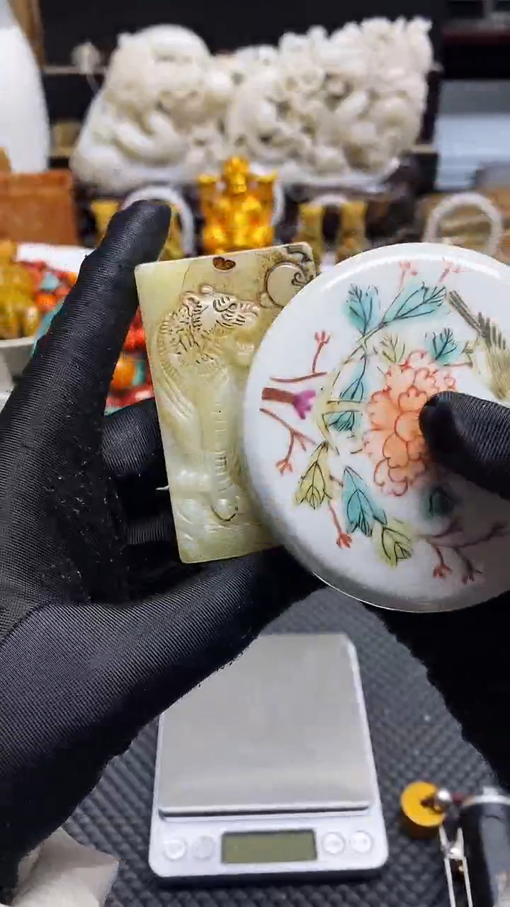 【闪购商品】瓷片瓷器瓷片 摆件1个