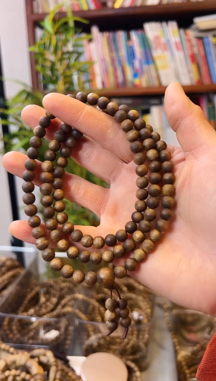 【闪购商品】沉香手串棋楠圆珠多圈手串