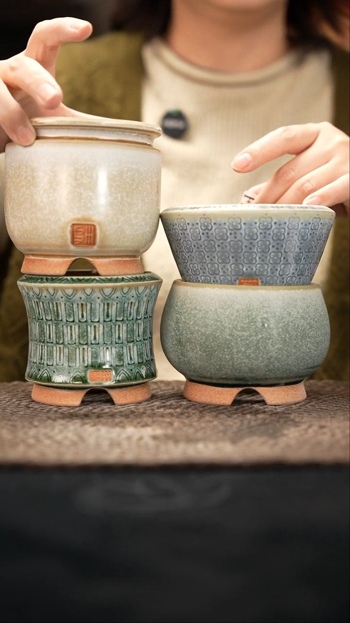 口径花盆-12-10-267一组4个默认有瑕