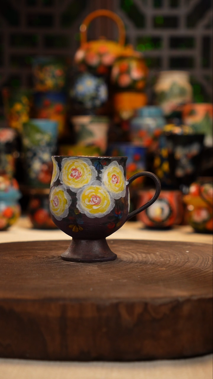 油画   釉下彩   杯子