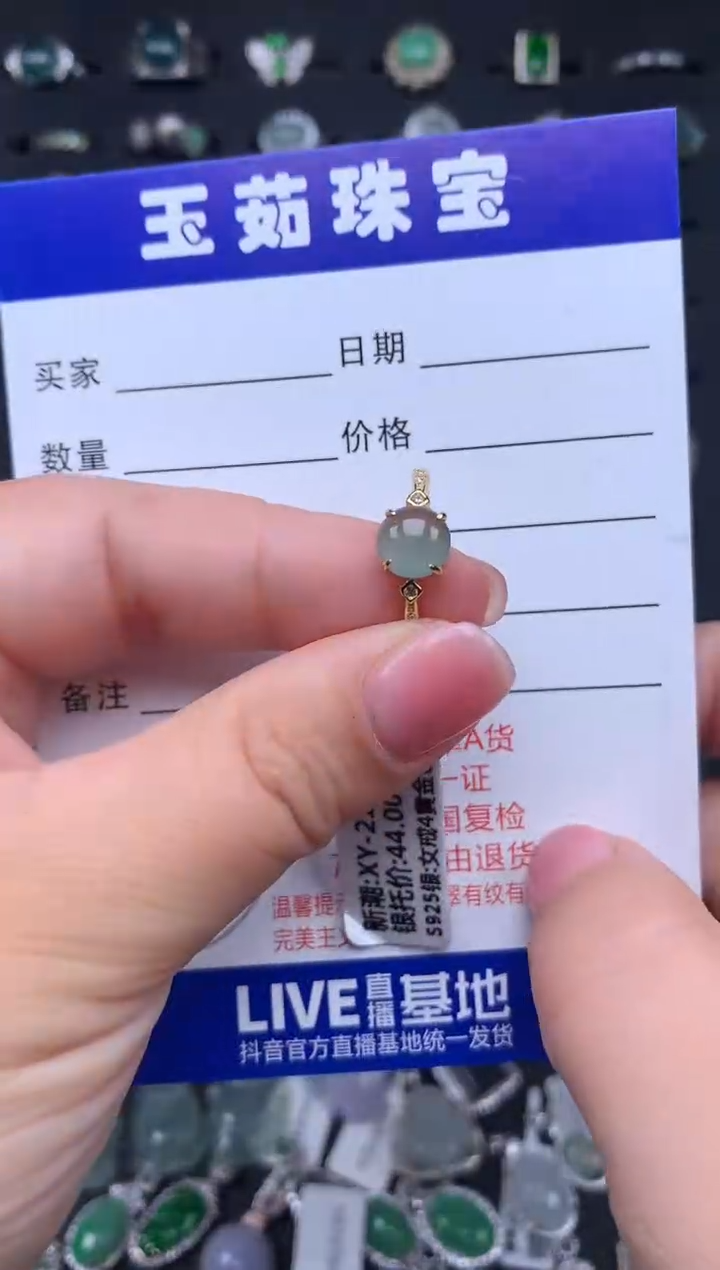 【闪购商品】翡翠颈饰银S925镶嵌234234