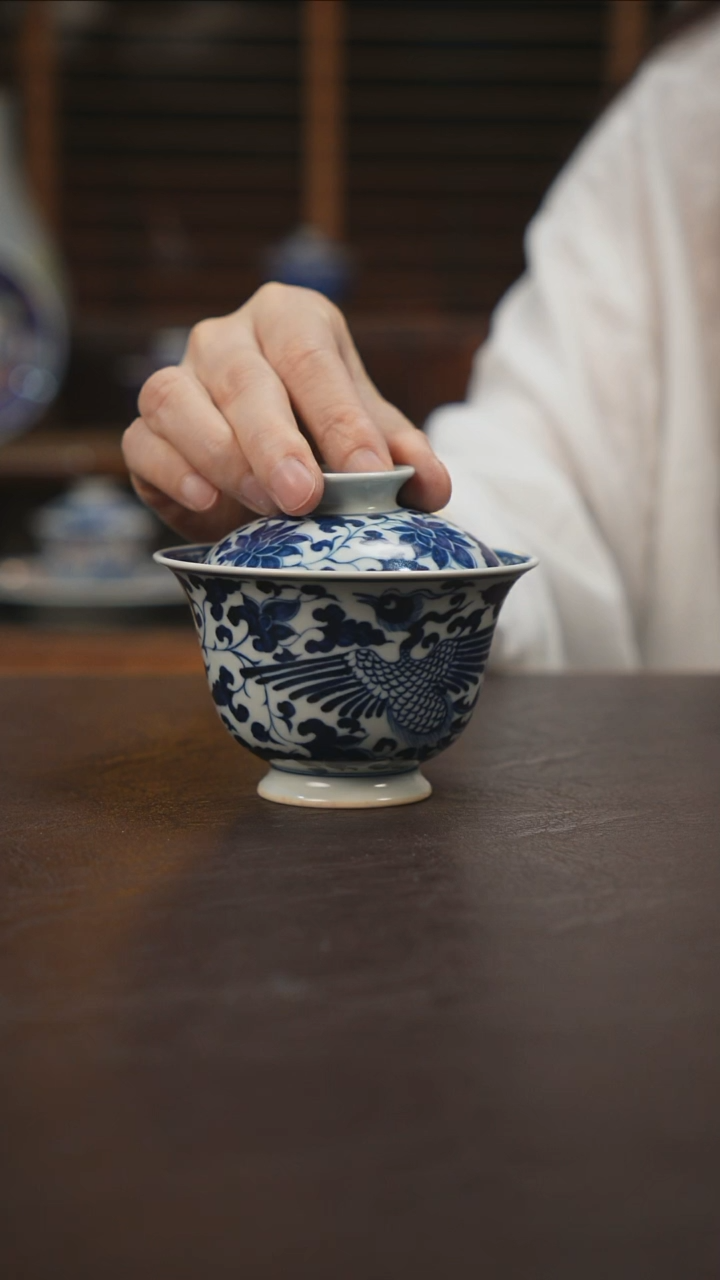 杯景德镇陶瓷杯碗柴烧多人A42