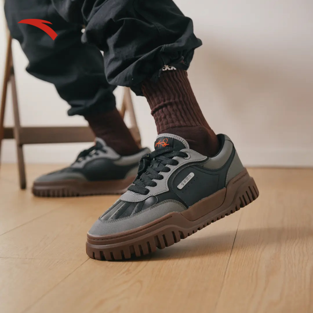 【欧文厚底板鞋】安踏低帮鞋百搭男士轻便舒适篮球文化复古篮球板鞋