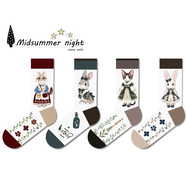 Midsummernight夏季薄款水晶袜透气袜子水晶丝女士柔软袜子189