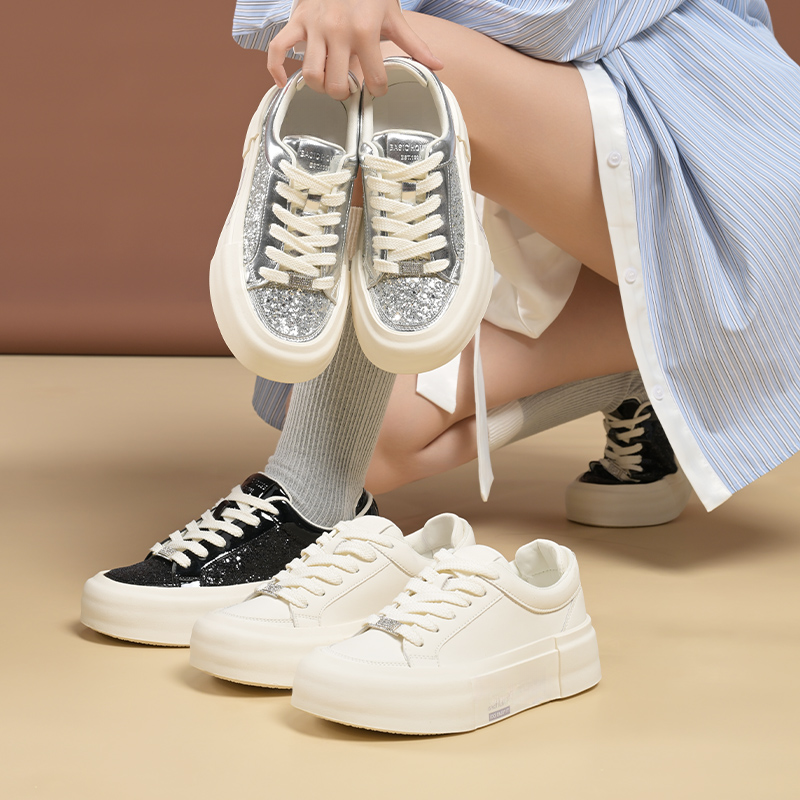 时尚休闲鞋女鞋厚底增高休闲鞋柔软舒适B1094B93322