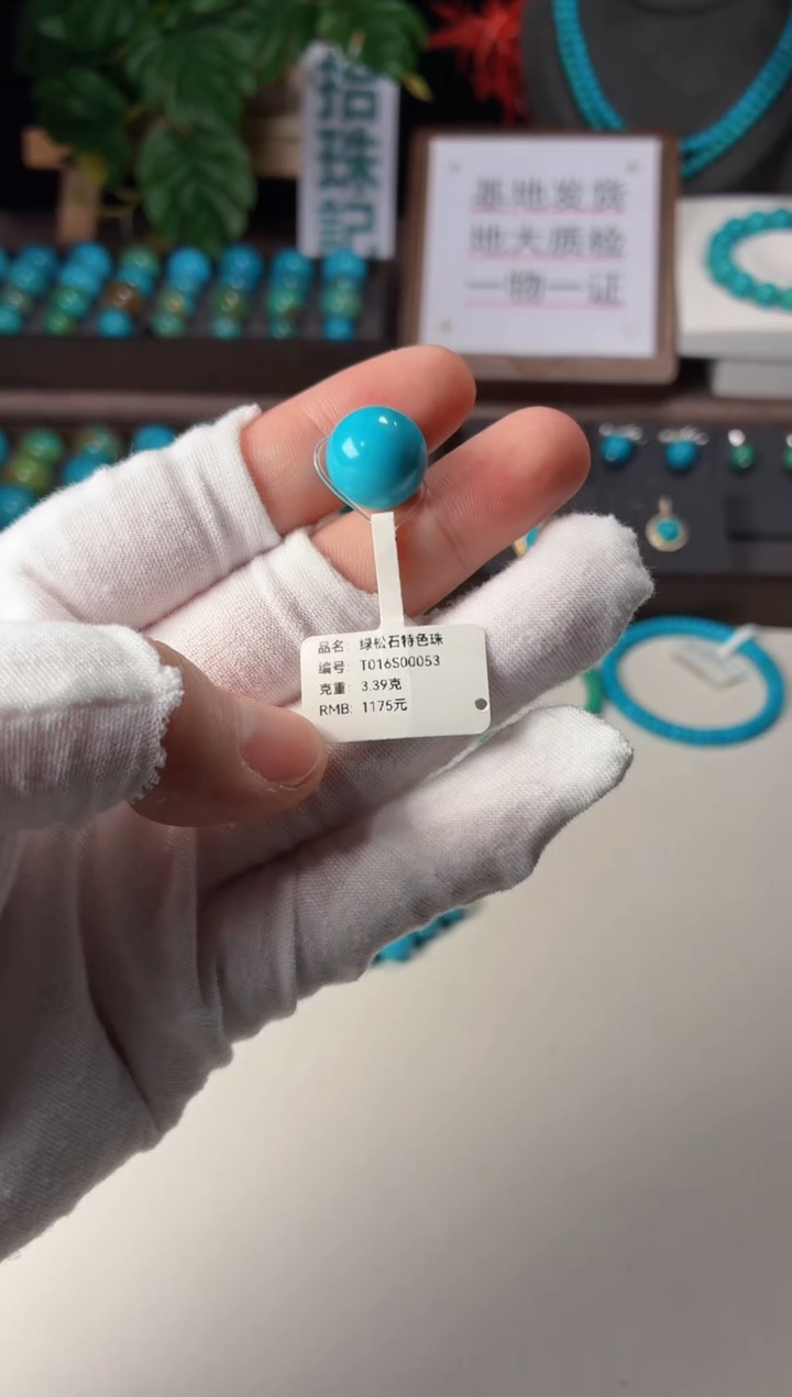 未镶嵌绿松石吊坠1