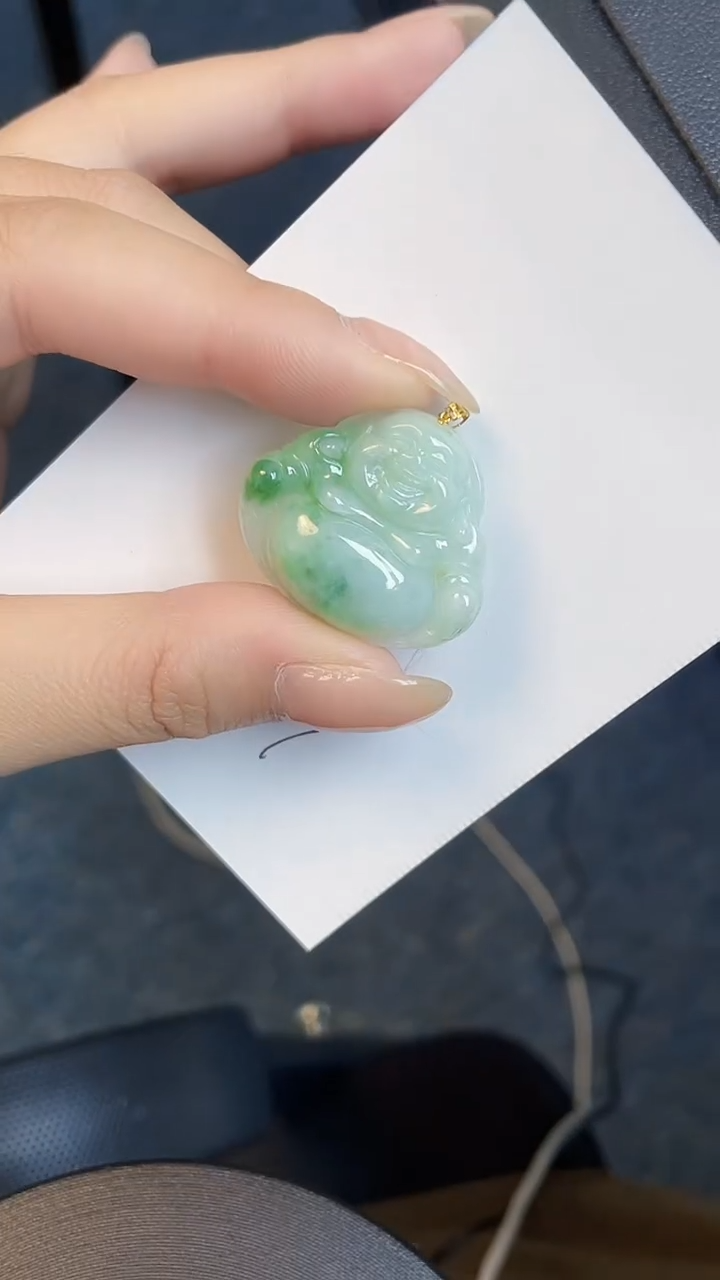 【闪购商品】翡翠颈饰18K金镶嵌00000000