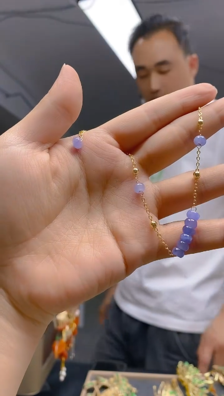 翡翠合金耳饰0233翡翠手链
