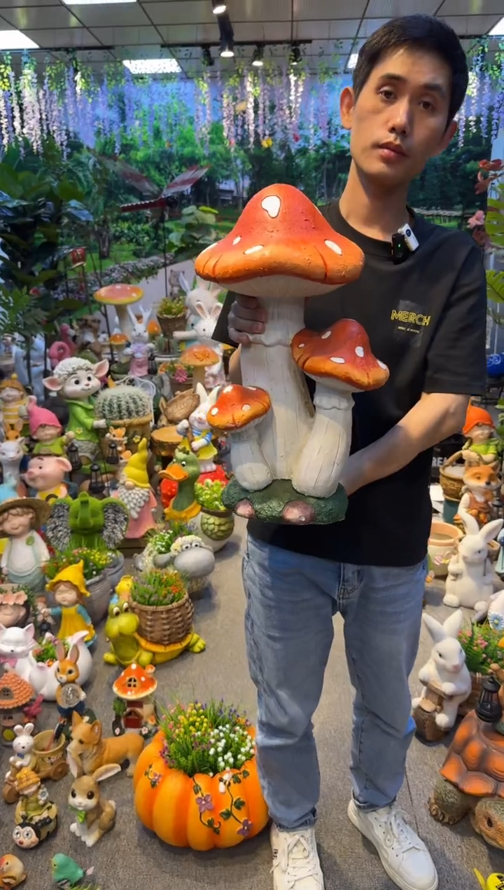 无花朵花园庭院摆件&00&