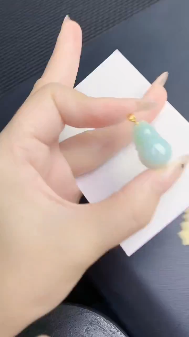 颈饰未镶嵌翡翠缅甸天然翡翠A货