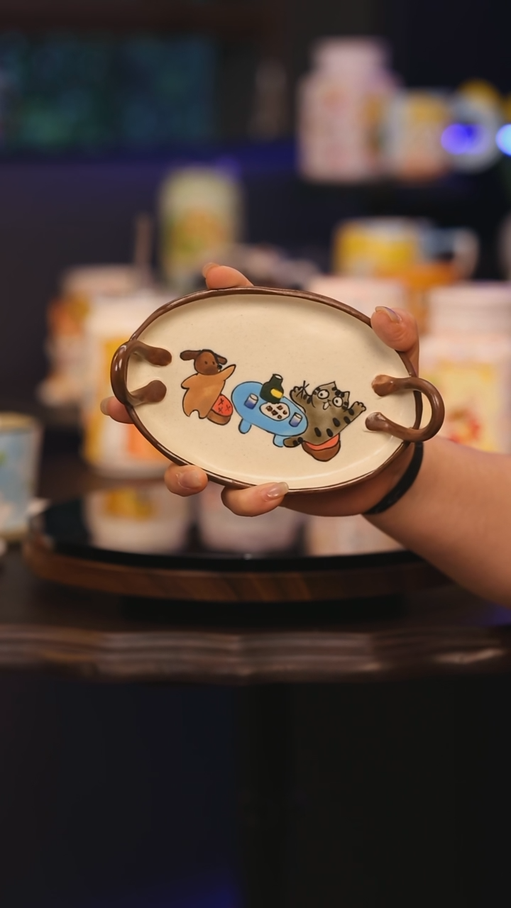 【闪购商品】摆件景德镇釉下彩绘设计师款式陶瓷